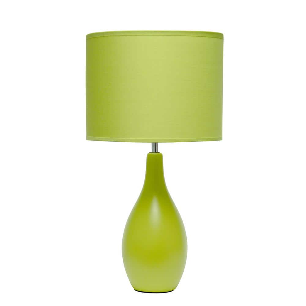 Creekwood Home 18.11 in. Green Traditional Standard Ceramic Dewdrop