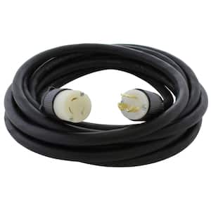 10 ft. SOOW 14/3 3-Prong NEMA L6-15 15 Amp 250-Volt Rubber Extension Cord