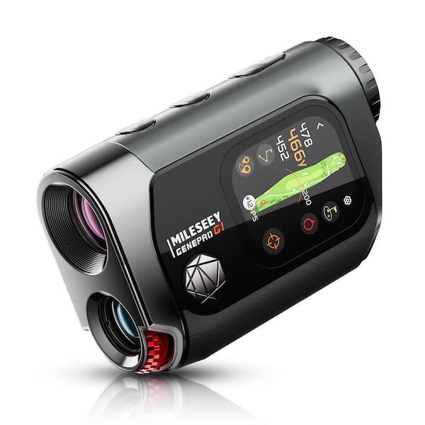 GenePro G1 Golf Rangefinder with AMOLED Touchscreen Display, 600-Yard Flag-Lock Precision and 6X Magnification
