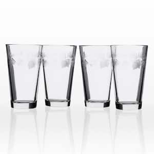 Icy Pine 16 oz. Clear Pint/Mixing Glass (Set of 4)