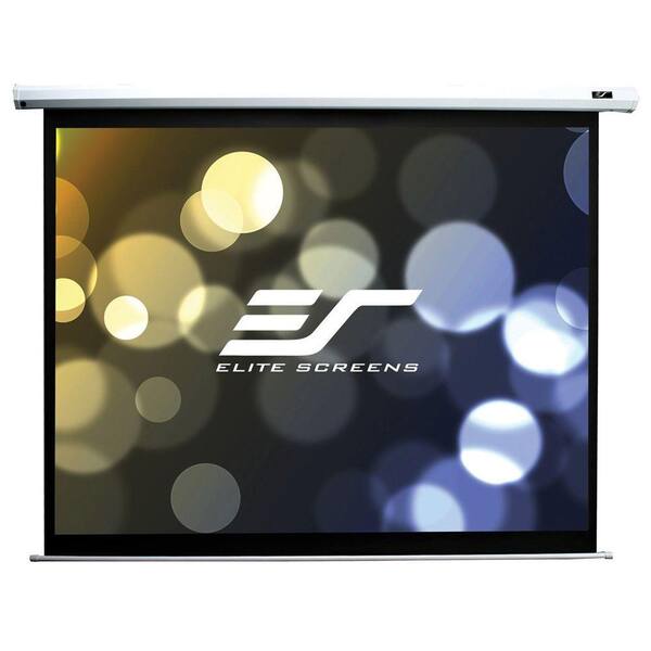 Elite Screens 100 in. Spectrum Electric Projection Screen - Matte White with White Case