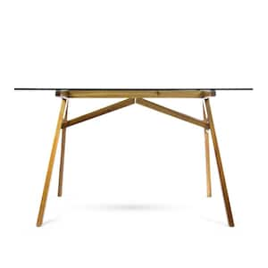 51 in. Rectangular Natural Writing Desk