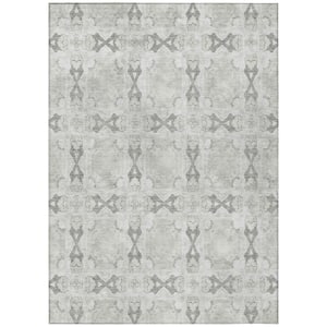 Chantille ACN564 Ivory 3 ft. x 5 ft. Machine Washable Indoor/Outdoor Geometric Area Rug