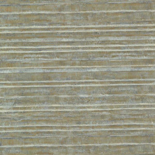 Brewster Green Horizon Stripe Texture Paper Strippable Roll Wallpaper (Covers 60.8 sq. ft.)