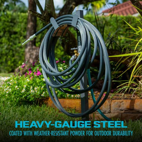Large capacity NEW wrought iron look heavy duty metal garden hose