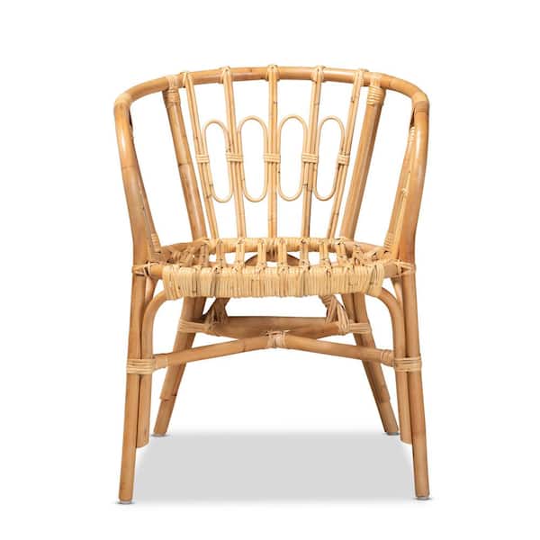 bali & pari Luxio Natural Rattan Dining Chair