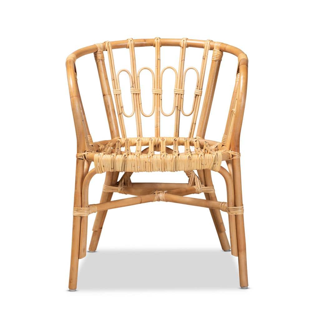 Natural Baxton Studio 185-11871-AMZ Chairs