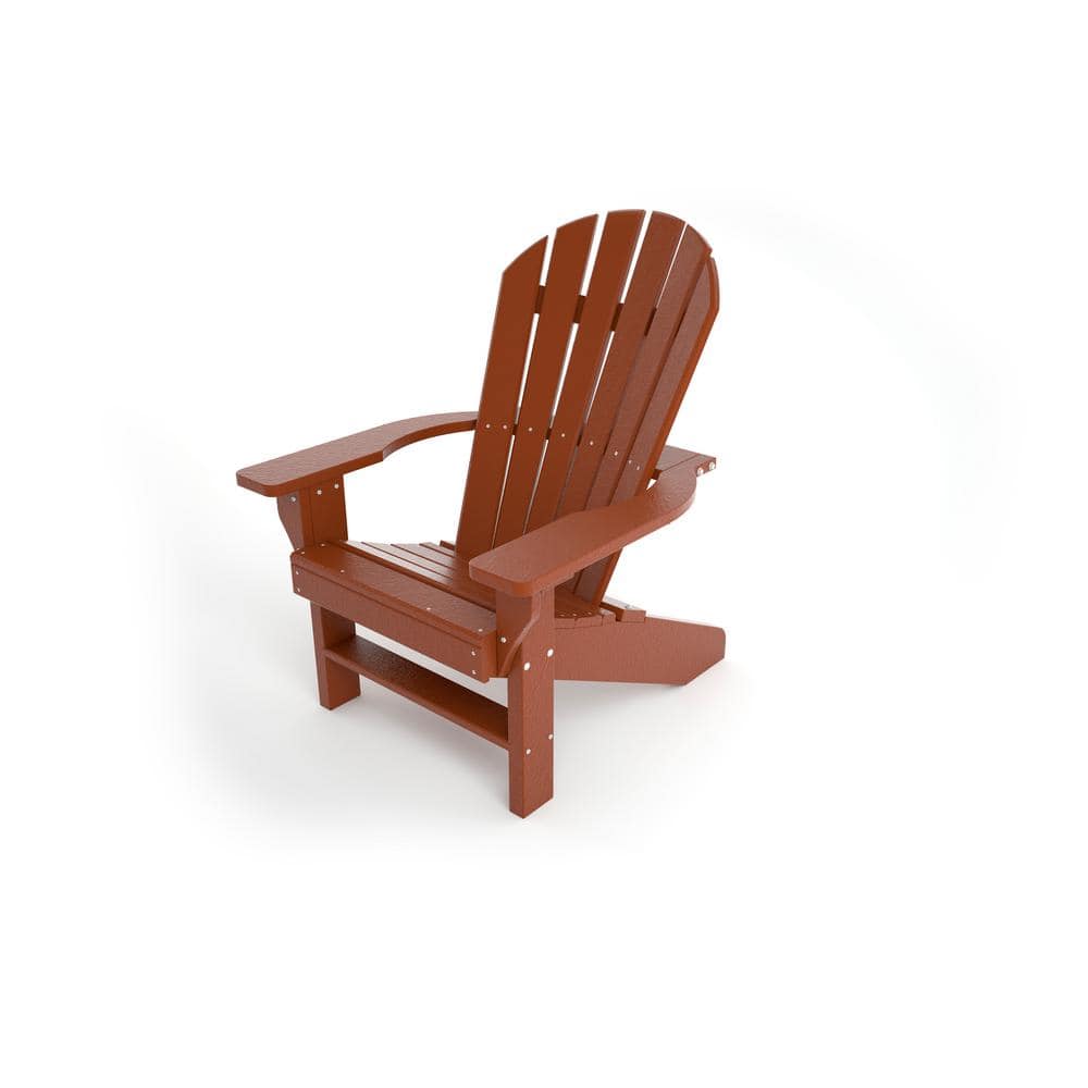 Frog Furnishings Brown Seaside Adirondack Chair PB ADSEABRO The Home   Plastic Adirondack Chairs Pb Adseabro 64 1000 