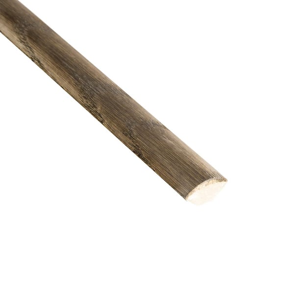 HOMELEGEND Fumed Umber Acacia 3/4 in. Thick x 3/4 in. Wide x 94 in. Length Quarter Round Molding