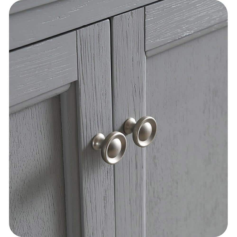 Windsor 24" Gray Solid Wood Freestanding Bathroom Vanity Cabinet