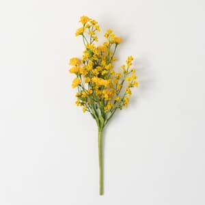 16" Artificial Yellow Wildflower Pick