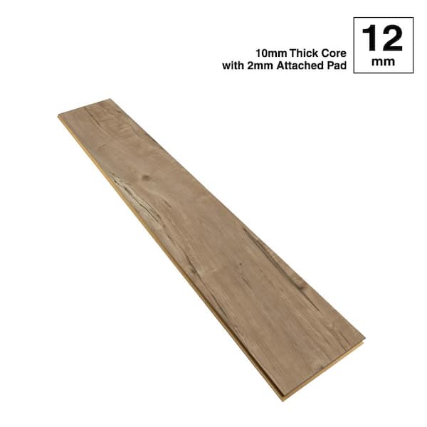 Krono Original Hampshire Spalted Maple 12 mm T x 8 in. W Waterproof Laminate Wood Flooring (15.9 sqft/case)
