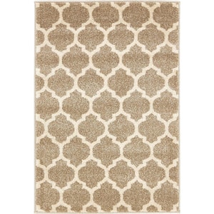 Trellis Philadelphia Light Brown/Beige 2' 2 x 3' 0 Area Rug