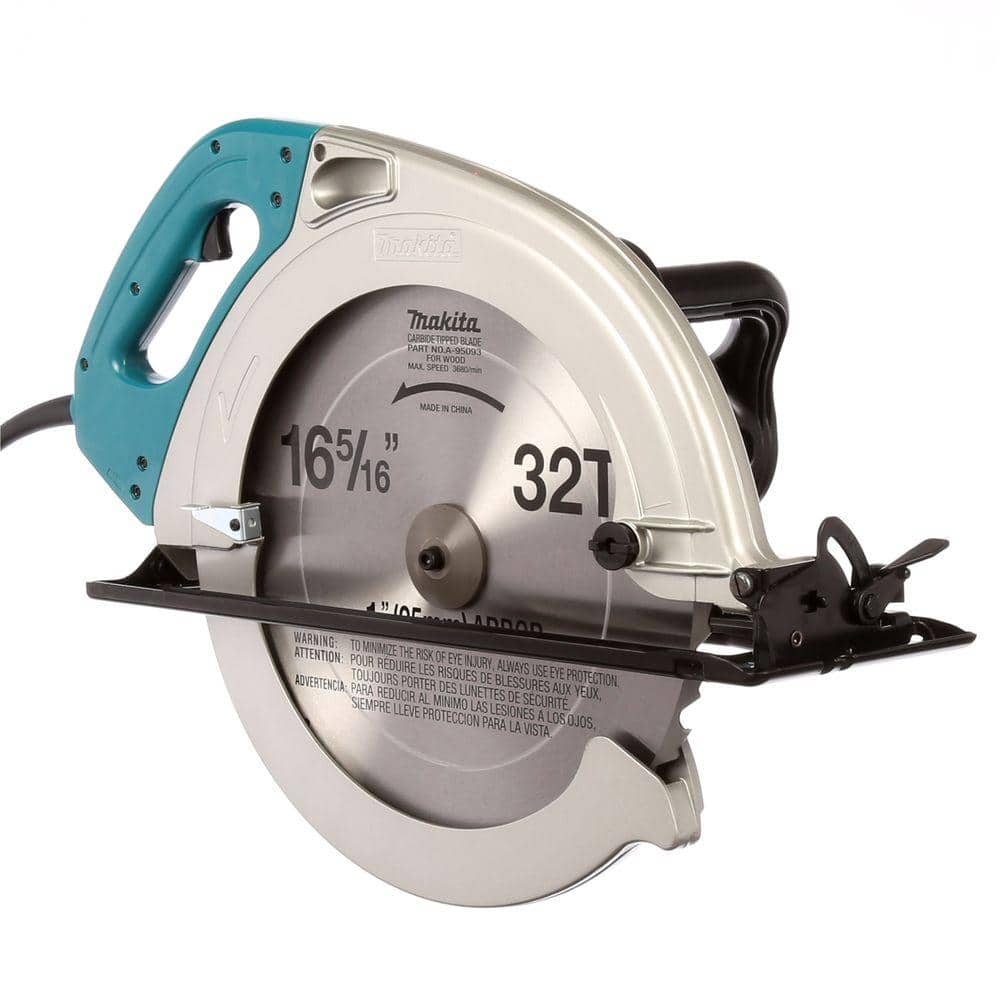 Makita 15 Amp 16-5/16 in. Corded Circular Saw with 32T Carbide Blade and  Rip Fence 5402NA The Home Depot