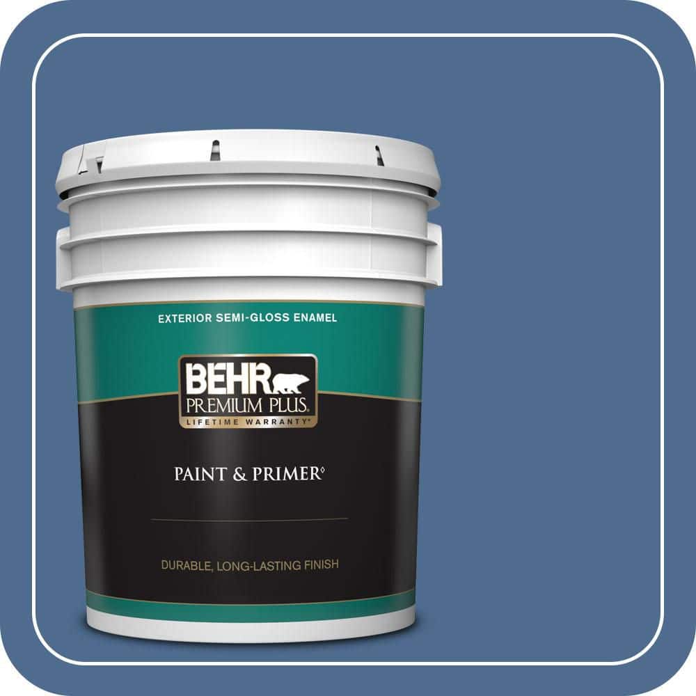 5 gal. #590D-6 Wickford Bay Semi-Gloss Enamel Exterior Paint & Primer price history on PriceWatchPro