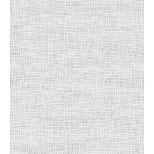 CASA MIA Woven Texture Soft Grey Paper Non-Pasted Strippable Wallpaper Roll (Cover 56.05 sq. ft.)