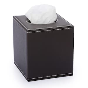 WEEKEND LOGO マグネット TISSUE CASE Numhew Square Leather Tissue Box Cover with Magnetic Bottom in