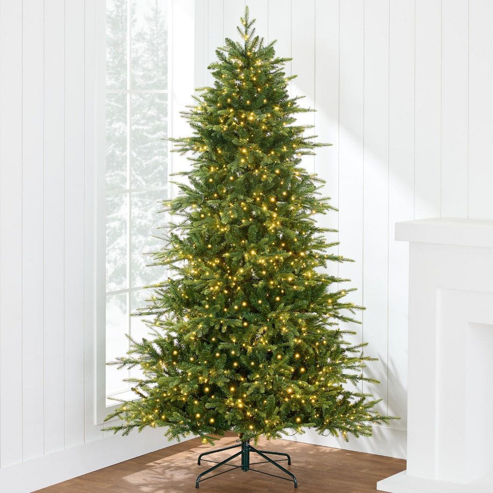 9 ft. Green Pre-Lit LED Full Aspen Artificial Christmas Tree with 2000 Color + Clear Lights price history on PriceWatchPro