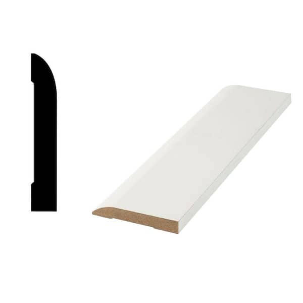 Woodgrain Millwork WM 713 - 15/32 in. x 3-1/4 in. Primed MDF Pro Pack Base Molding contains 10 pieces at 144 in.