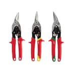 Left, Right, and Straight Aviation Snips (3-Pack)