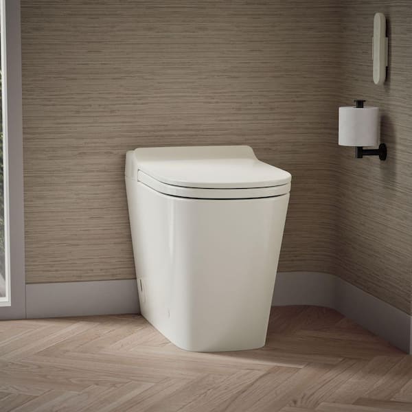 KOHLER Leap 12 in. 1-Piece 1.0/1.28 GPF Dual Flush Elongated Smart