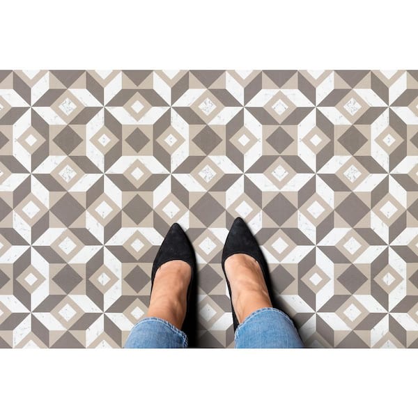 ACHIM Retro Prism Marble 12 in. x 12 in. Self-Adhesive Vinyl Floor Tile (20 Tiles/20 sq. ft.)