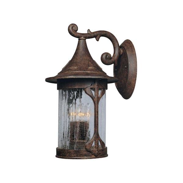 Designers Fountain Mill Creek 4-Light Chestnut Outdoor Wall-Mount Lantern