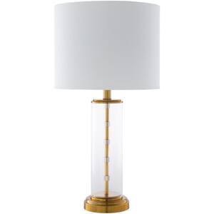Maisy 25.25 in. Clear Indoor Table Lamp