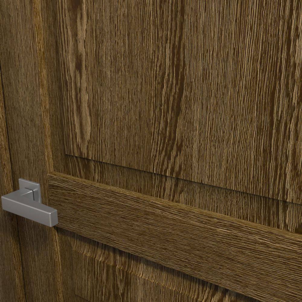 Classic Solid Pine Double Pocket Doors with Paneled Design