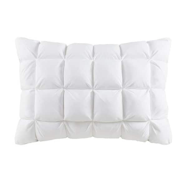 Unbranded White 100% Polyester 28 in. x 20 in. Standard Throw Pillow Cover Single Piece, Machine Washable, OEKO-TEX Certified
