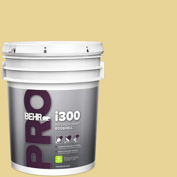 BEHR PRO 5 gal. #390D-4 Honey Beige Eggshell Interior Paint