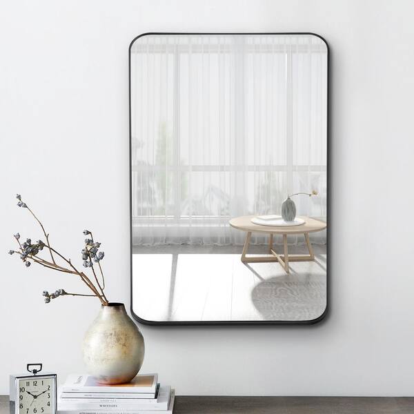 Style Selections 26-in W x 32-in H Silver Beveled Wall Mirror in the Mirrors  department at