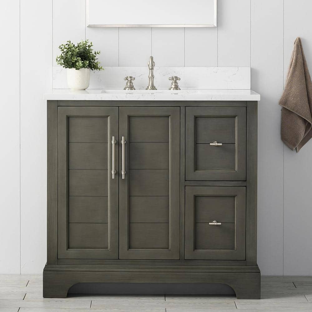 Vanity Art Chambery 36 in. W x 22 in. D x 34.5 in. H Vanity Art Chambery 36 in. W x 22 in. D x 34.5 in. H