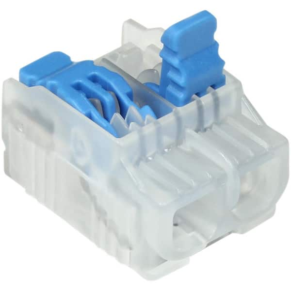 221-413/996-010 3-Wire Lever Nuts Conductor Compact Splicing Connectors,  12-24 AWG (10-Pack)