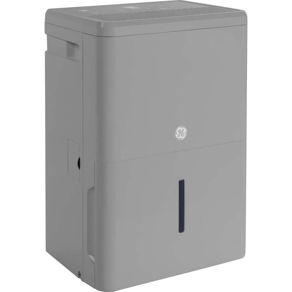 50-Pint Dehumidifier for Basement, Garage or Wet Rooms up to 4500 sq. ft. in Grey, Smart Dry, ENERGY STAR, Grays