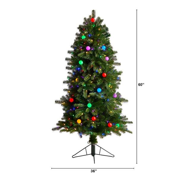 [ Dual Color Switch & Timer & Remote Control ] 9Ft Christmas Garland with  80 Warm White & Multi Color Change Lights 12 Modes Thicker 300 Branches 18