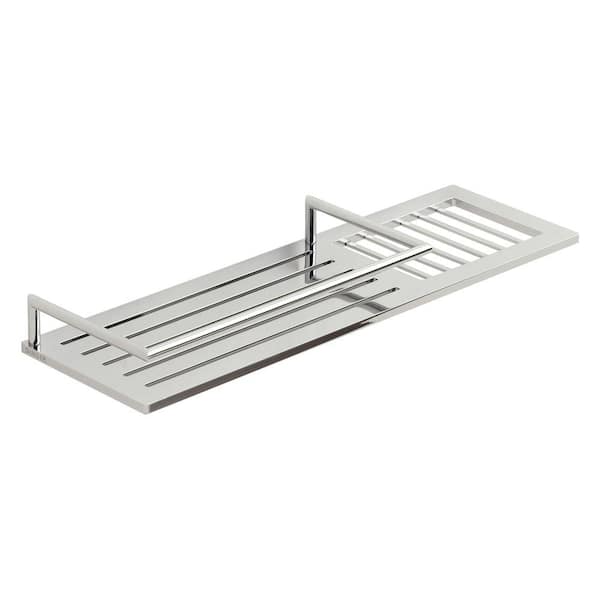 Ginger Surface 14 in. W Shower Shelf in Polished Chrome