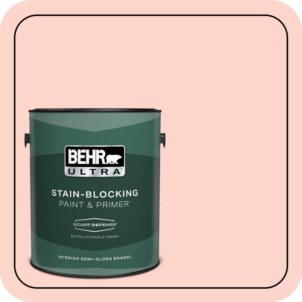 1 gal. #190A-2 Coral Mantle Extra Durable Semi-Gloss Enamel Interior Paint & Primer product image for price tracking
