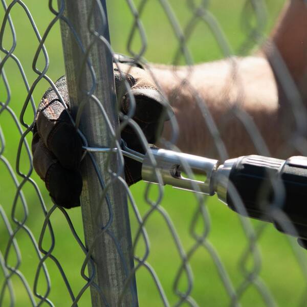 Galvanized Metal Post Insert For Chain-link Fence