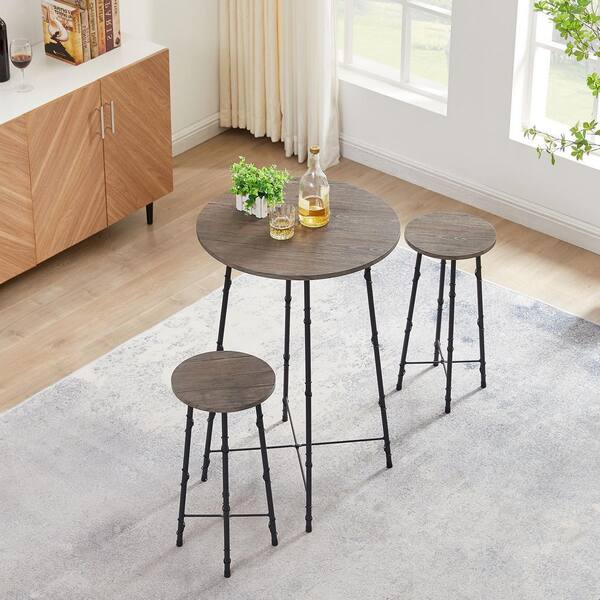 Small round discount pub table set