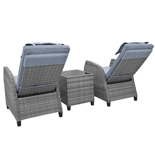 Garden recliners best sale with cushions