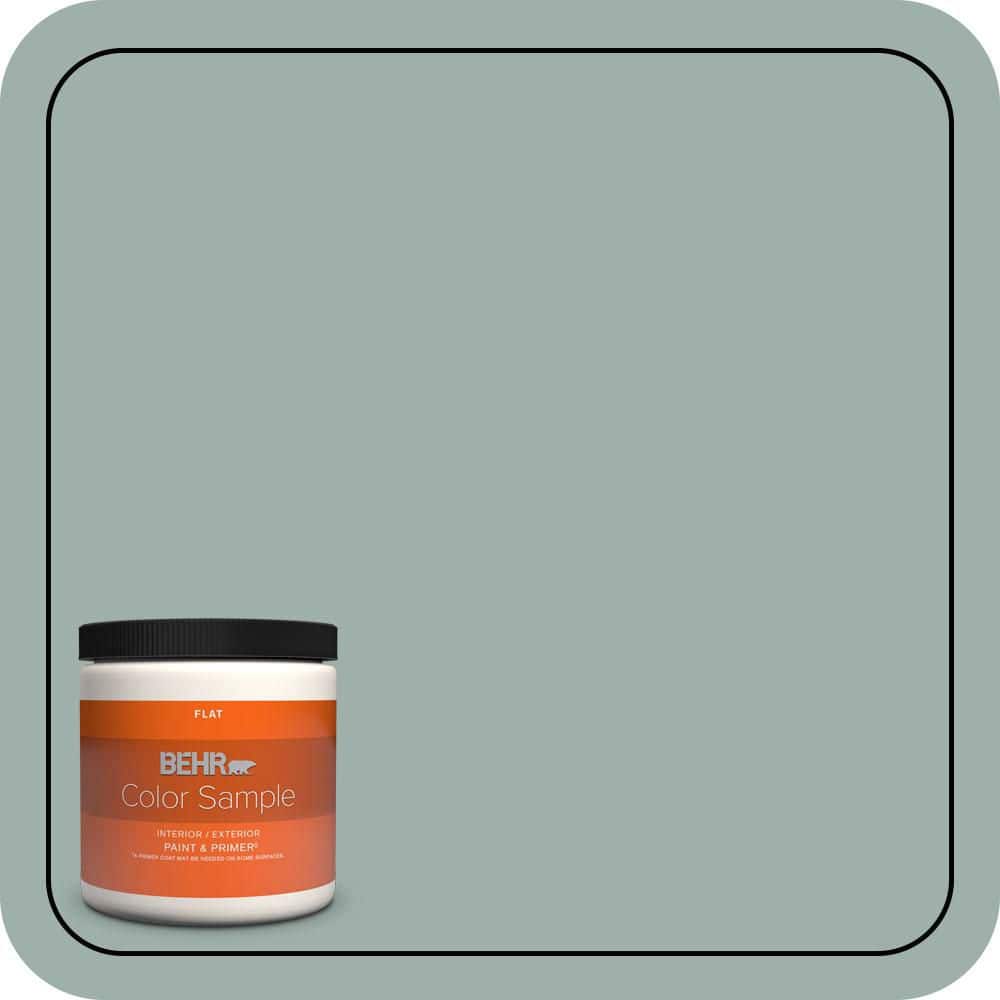 8 oz. #490F-4 Gray Morning Flat Interior/Exterior Paint & Primer Color Sample price history on PriceWatchPro