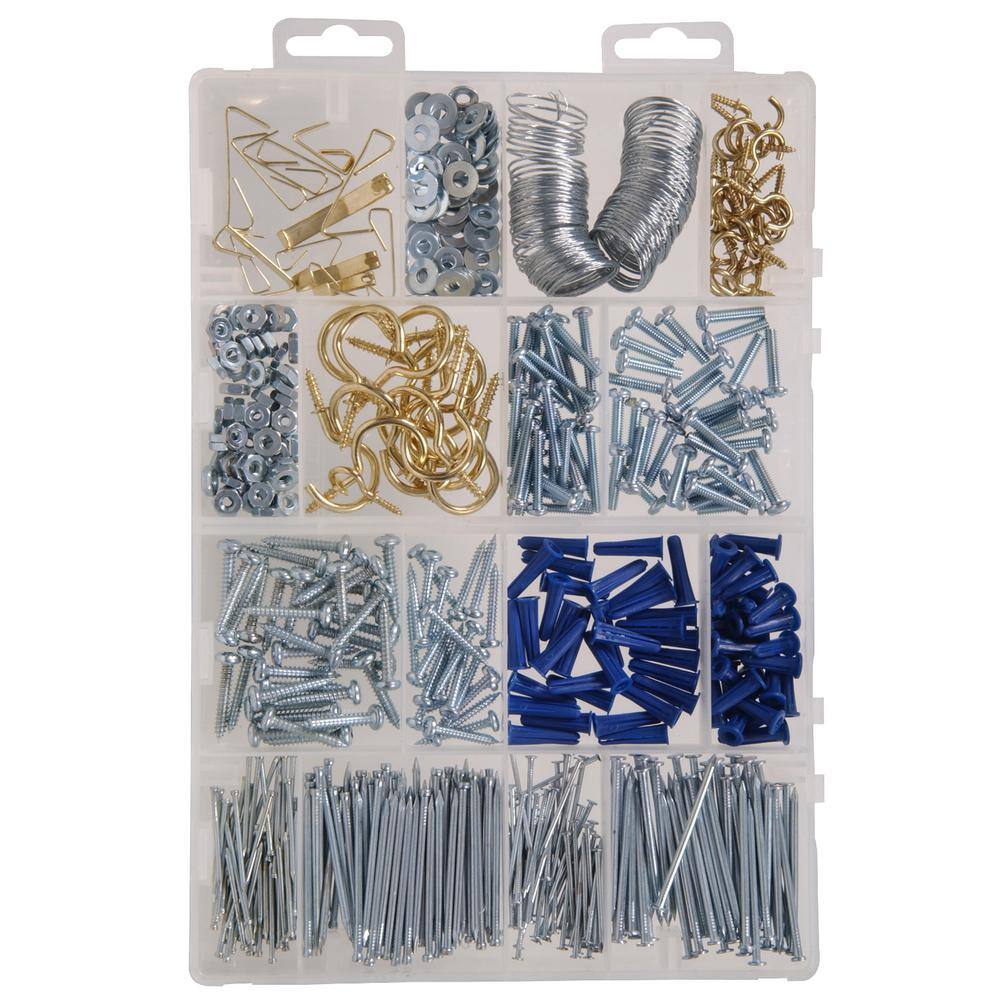 Hillman Household Assorted Kit (600-Pack) 130276 - The Home Depot