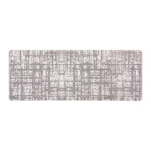 Contemporary Abstract Gray 18 in. x 47 in. Anti-Fatigue Standing Mat