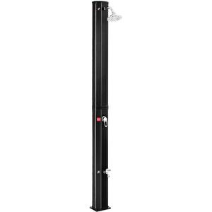 Casainc 7 Ft Freestanding Outdoor Shower In Black Xdo Hg61b0726 The Home Depot 7 Ft Freestanding Outdoor Shower In, Solar Outdoor Shower Home Depot