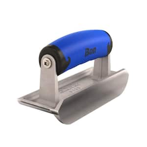 6 in. x 2-1/4 in. Concrete Bullet Hand Edger with Comfort Wave Handle