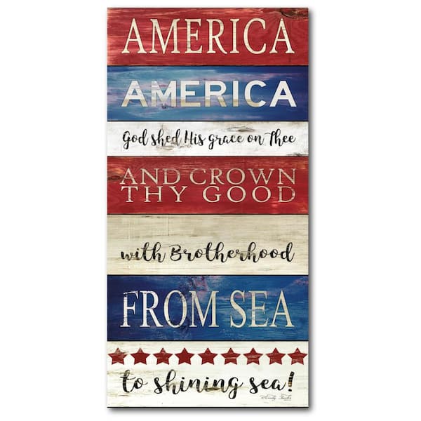 Celebrate 250 America America 24x48 Gallery-Wrapped Canvas Wall Art