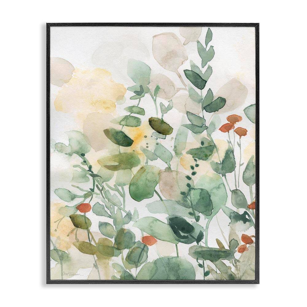Opaque Layered Leaves by Carol Robinson Black Framed Nature Giclee Art Print 20 in. x 16 in. price history on PriceWatchPro