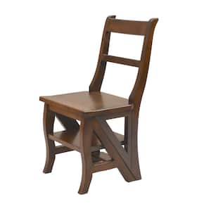 Chestnut Wood Folding Library Chair