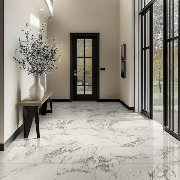 MSI Arctic Ravine 12 in. x 24 in. Polished Porcelain Floor and